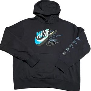 Nike Futura Mash Pullover Hoodie Size L 